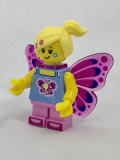 LEGO col292 Butterfly Girl - Minifig only Entry